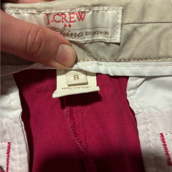 J crew pink shorts size 8 - Picture 2 of 2